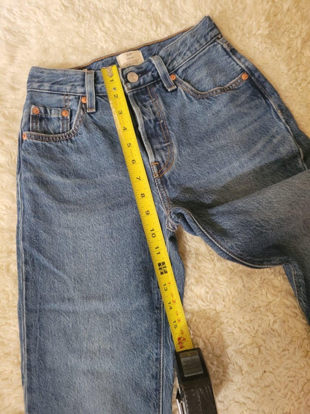 Levi's Lightweight 501 Cropped Jeans | Cotton Lyocell | 24" Inseam - Picture 10 of 16